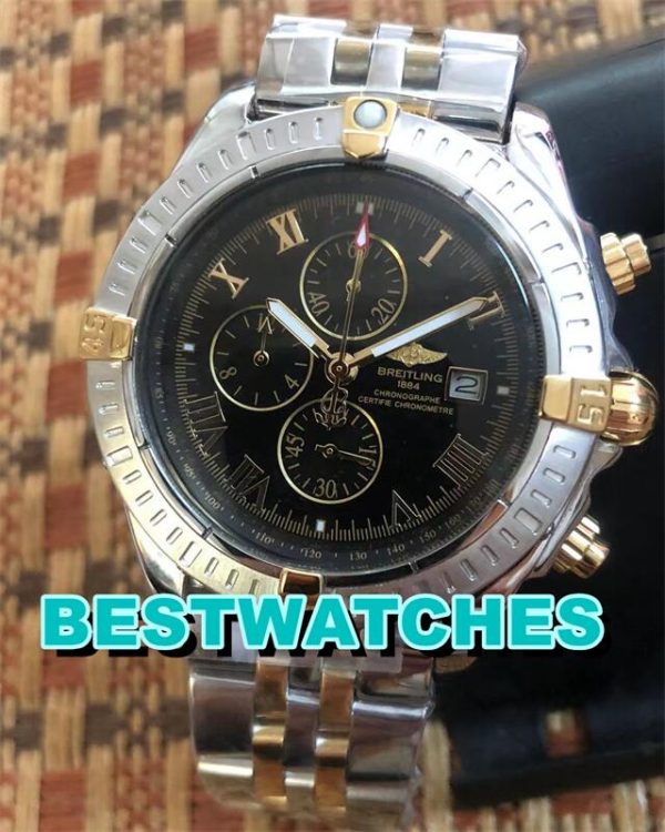 Replica Breitling Chronomat Evolution B13356 Black - 43.7 MM – Bild 3