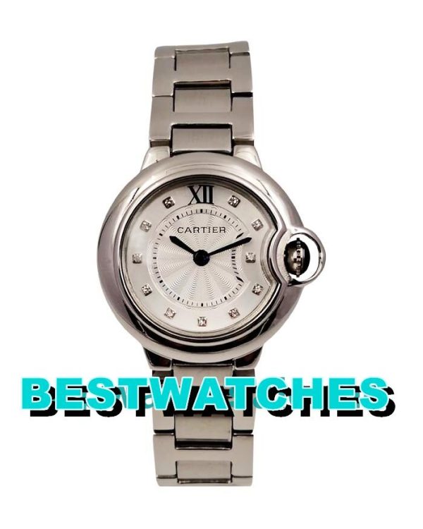 Replica Cartier Ballon Bleu WE902073 - 28 MM