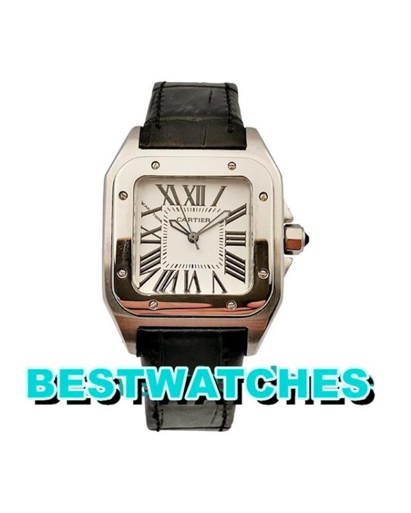 Replica Cartier Santos 100 W20106X8 - 34 MM