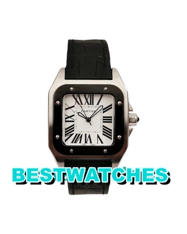 Replica Cartier Santos 100 W20121U2 - 33 MM