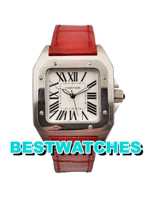Replica Cartier Santos 100 W20126X8 - 33 MM