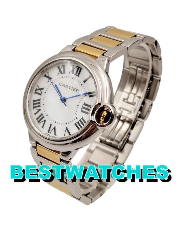 Replica Cartier Ballon Bleu W69008Z3 - 36 MM – Bild 2