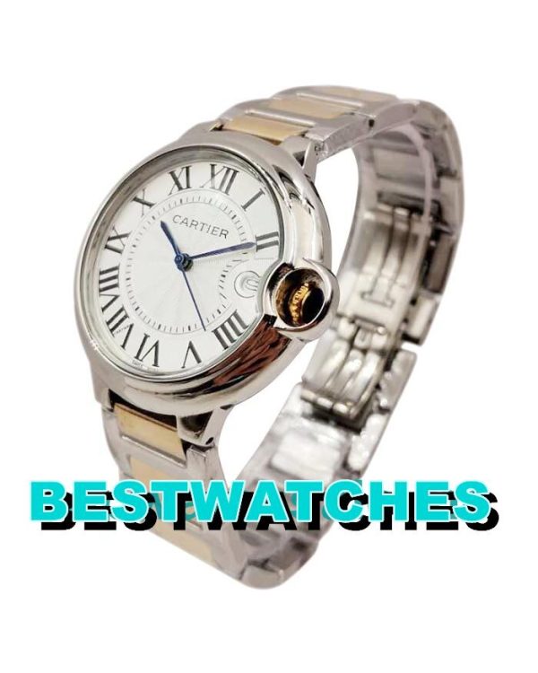 Replica Cartier Ballon Bleu W69009Z3 - 36 MM – Bild 2