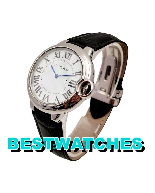 Replica Cartier Ballon Bleu W69017Z4 - 36 MM – Bild 2