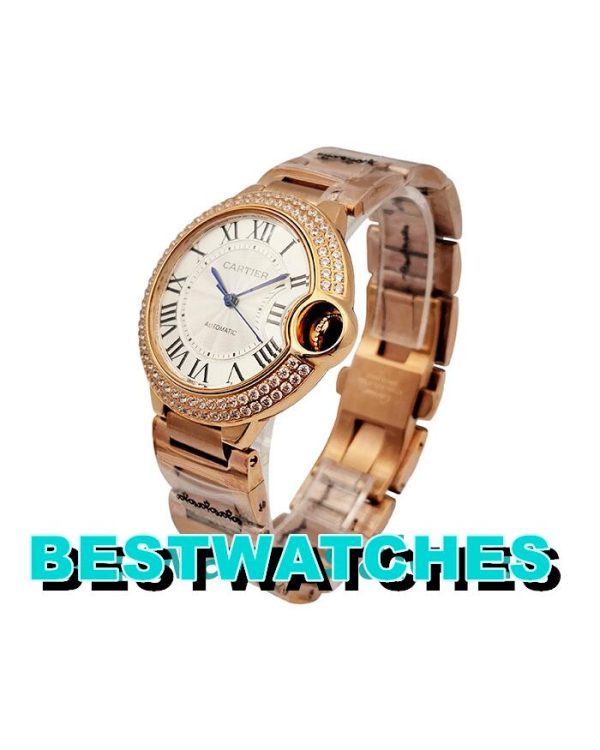 Replica Cartier Ballon Bleu WE9005Z3 - 36.5 MM – Bild 2