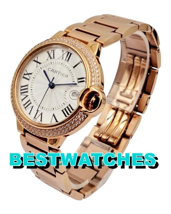 Replica Cartier Ballon Bleu WE9008Z3 - 36 MM – Bild 2