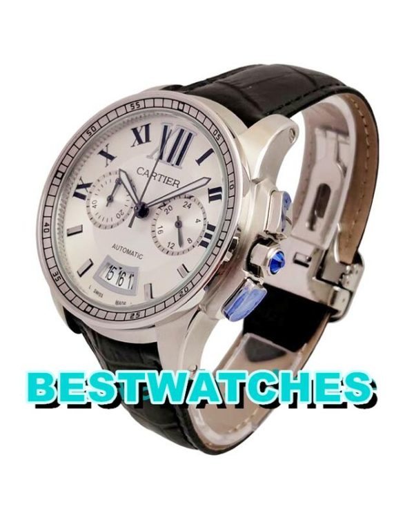 Replica Cartier Calibre de Cartier W7100046 - 42 MM – Bild 2