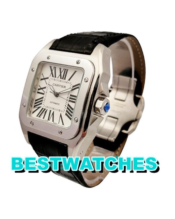 Replica Cartier Santos 100 W20073X8 - 38 MM – Bild 2