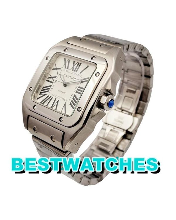 Replica Cartier Santos 100 W20073X8 - 38 MM – Bild 2