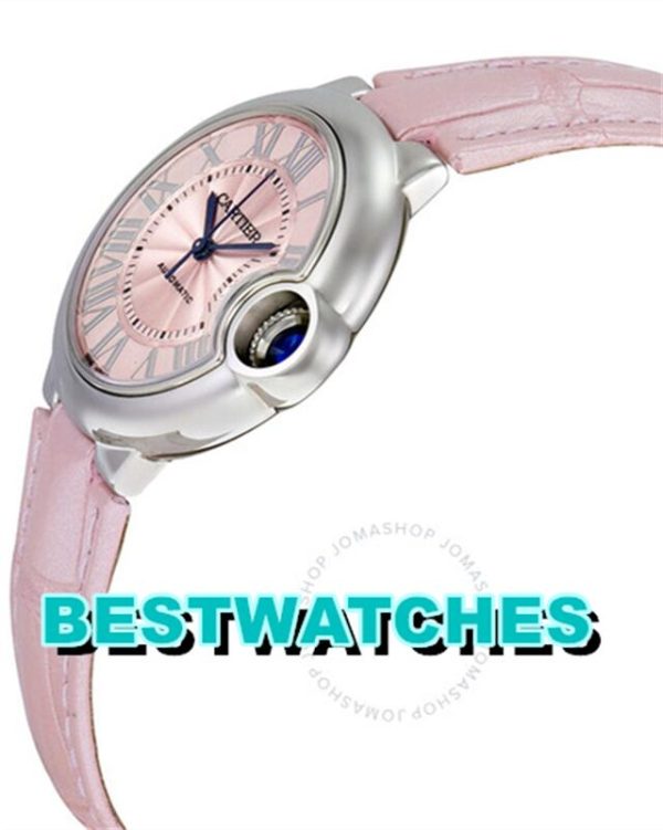 Replica Cartier Ballon Bleu Automatic Pink WSBB0002 - 33MM – Bild 2
