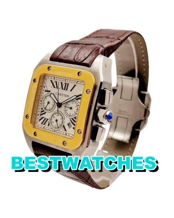 Replica Cartier Santos 100 W20091X7 - 42 MM – Bild 2