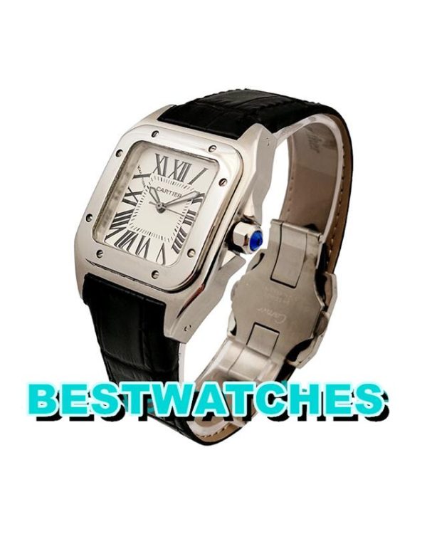 Replica Cartier Santos 100 W20106X8 - 34 MM – Bild 2