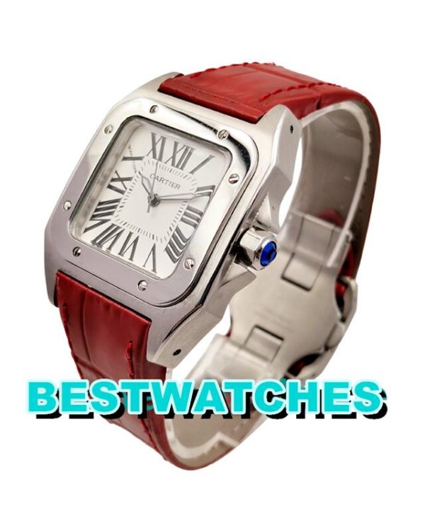 Replica Cartier Santos 100 W20126X8 - 33 MM – Bild 2