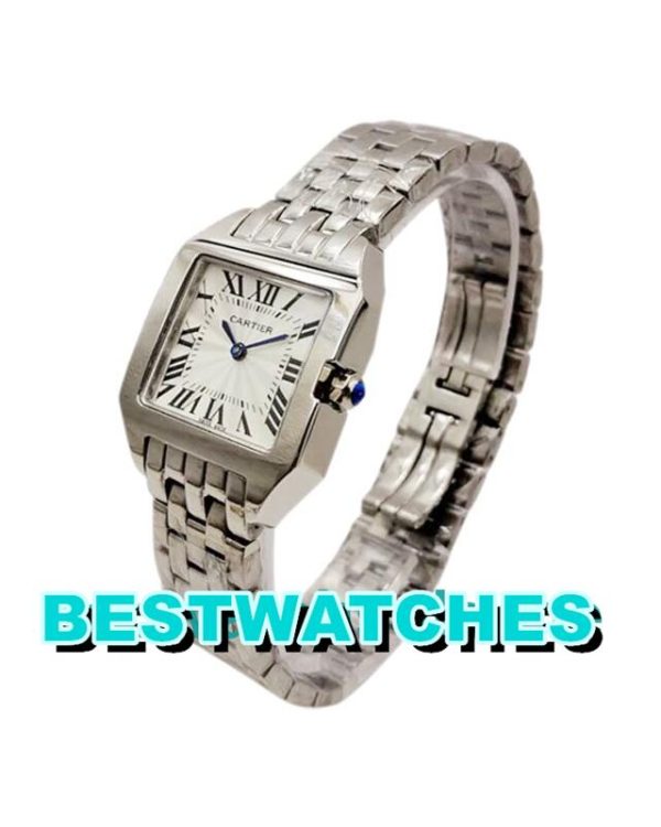 Replica Cartier Santos Demoiselle W25064Z5 - 28 MM – Bild 2