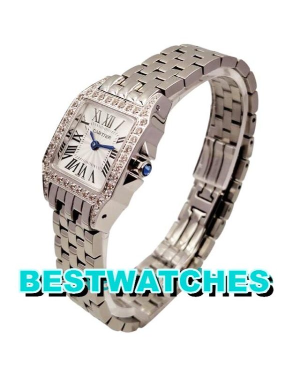Replica Cartier Santos WF9005Y8 - 27 MM – Bild 2