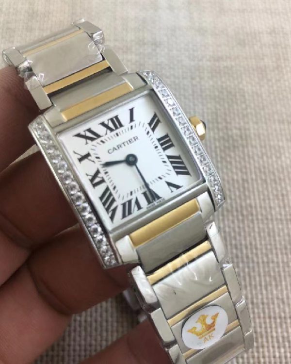 Replica Cartier Tank Francaise W2TA0003 - 25 MM – Bild 2