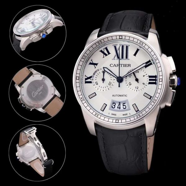 Replica Cartier Calibre de Cartier W7100046 - 42 MM – Bild 4