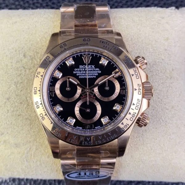 Replica Rolex Cosmograph Daytona M116505-0015 1:1 Best Edition Clean Factory Rose Gold