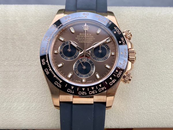 Replica Rolex Cosmograph Daytona M116515LN-0041 1:1 Best Edition Clean Factory Chocolate Dial