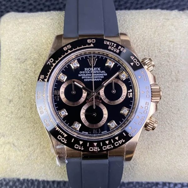 Replica Rolex Cosmograph Daytona M116515ln-0057 1:1 Best Edition Clean Factory Black Dial