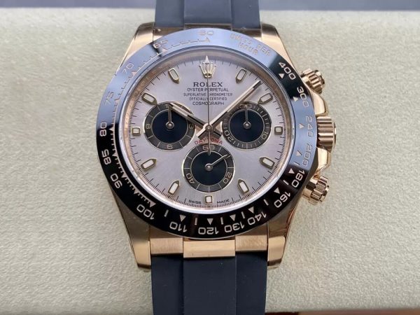 Replica Rolex Cosmograph Daytona M116515LN-0059 1:1 Best Edition Clean Factory Rubber Strap