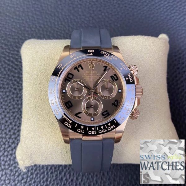 Replica Rolex Cosmograph Daytona M116515LN-0015 1:1 Best Edition Clean Factory V3 Rubber Strap