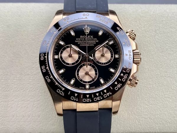 Replica Rolex Cosmograph Daytona M116515LN-0017 1:1 Best Edition Clean Factory Black Dial