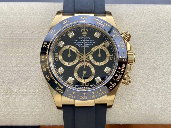 Replica Rolex Cosmograph Daytona M116518ln-0078 1:1 Best Edition Clean Factory Black Dial