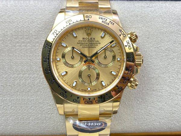 Replica Rolex Daytona M116508-0003 1:1 Best Edition BT Factory Gold Dial
