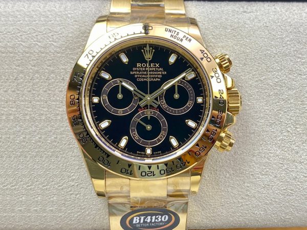 Replica Rolex Daytona M116508-0004 1:1 Best Edition BT Factory Yellow Gold
