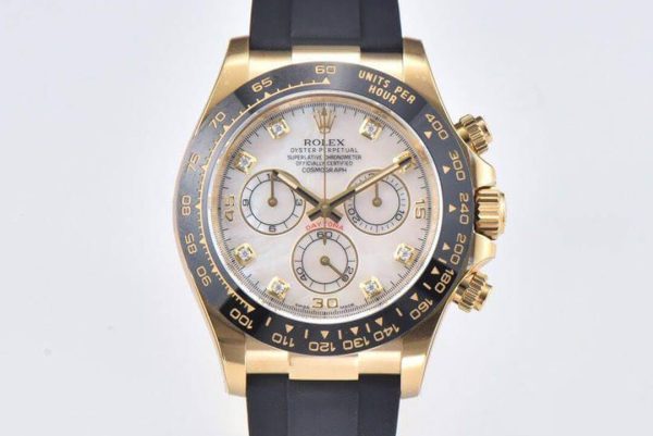 Replica Rolex Cosmograph Daytona 116518LN-0037 1:1 Best Edition Clean Factory Mother-Of-Pearl Dial