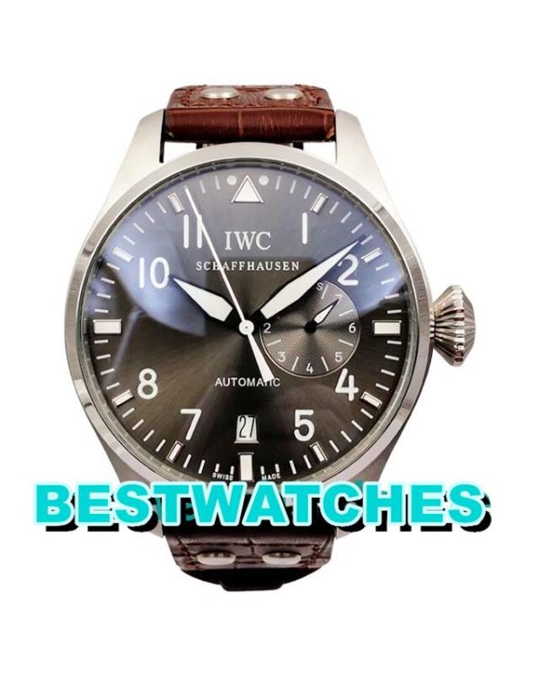 Replica IWC Pilots IW500201 - 46 MM(Black Brown)