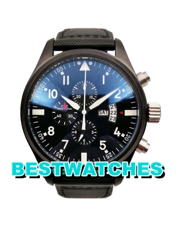 Replica IWC Pilots Spitfire Double Chronograph IW378901 - 45 MM