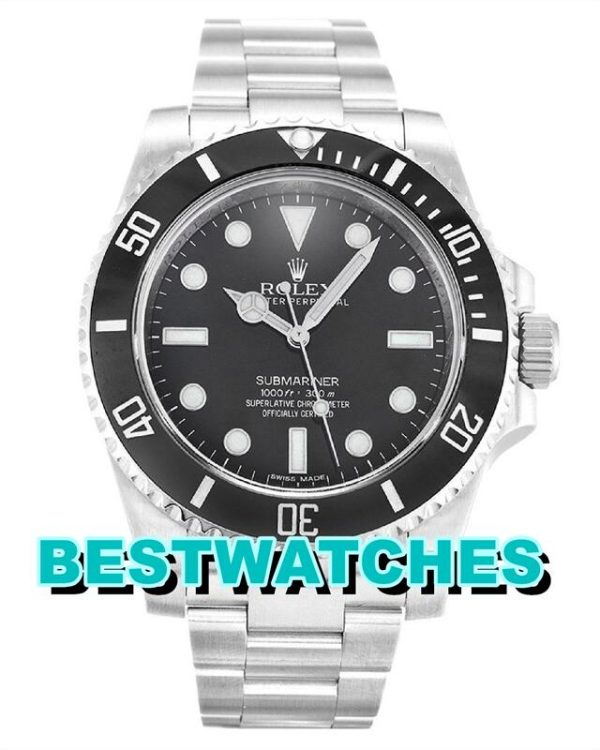 Replica Rolex Submariner Black Dial 114060