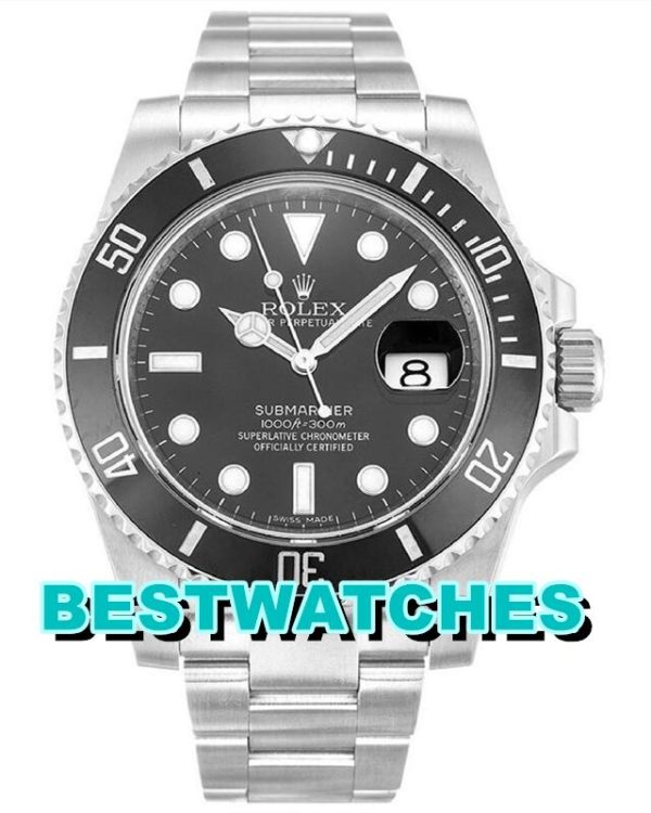 Replica Rolex Submariner Black Dial 116610LN