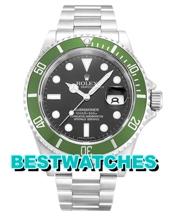 Replica Rolex Submariner Black Dial 16610LV