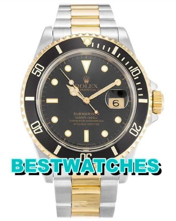 Replica Rolex Submariner Black Dial 16613