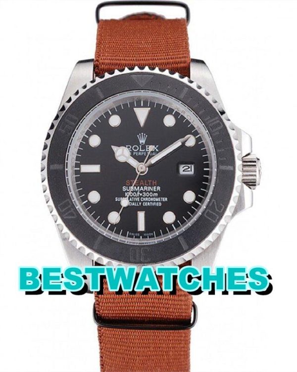 Replica Rolex Submariner STEALTH MK III Brown Fabric Band Rl425 621387