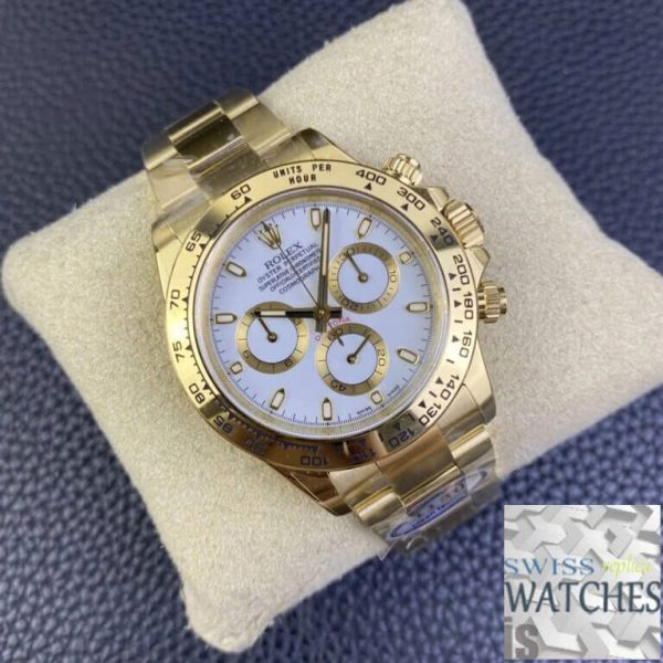 Replica Rolex Cosmograph Daytona M116508-0001 1:1 Best Edition Clean Factory Yellow Gold – Bild 2