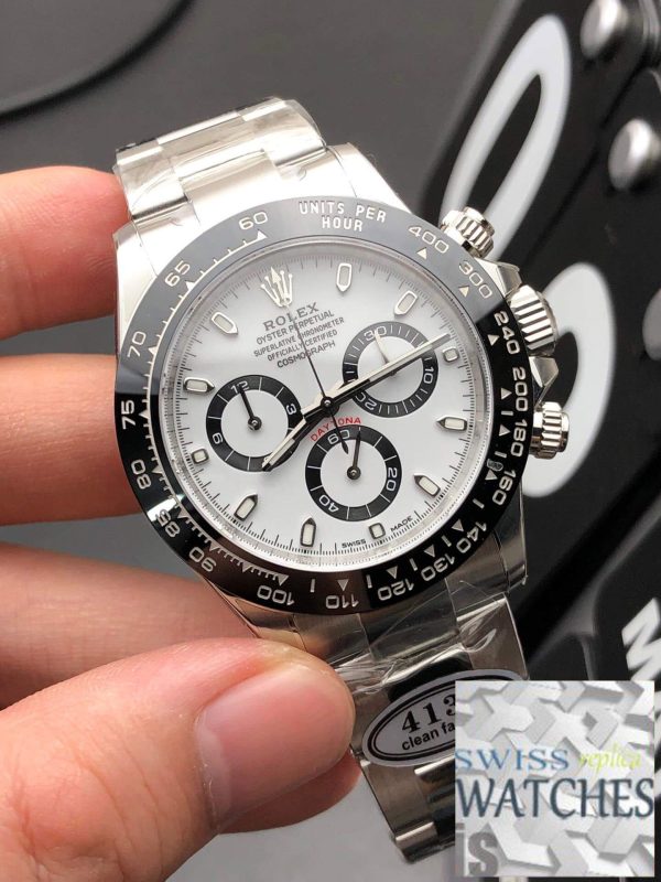 Replica Rolex Cosmograph Daytona M116500LN-0001 1:1 Best Edition Clean Factory V2 White Dial – Bild 2