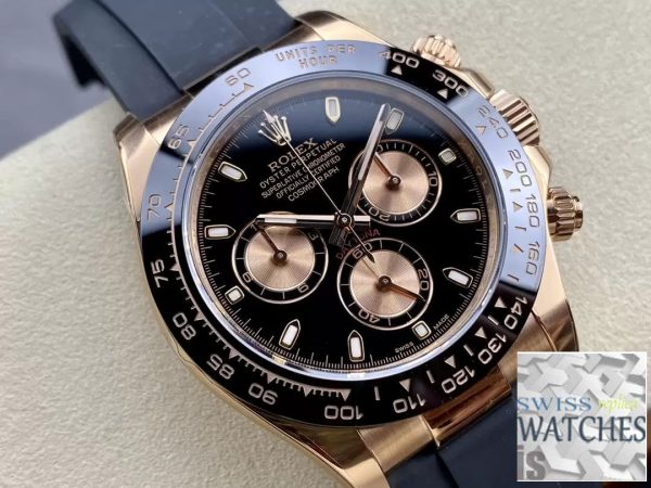 Replica Rolex Cosmograph Daytona M116515LN-0017 1:1 Best Edition Clean Factory Black Dial – Bild 2