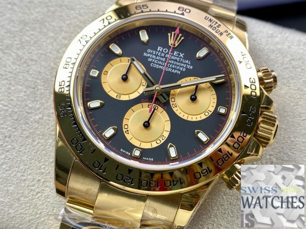 Replica Rolex Daytona M116508-0009 1:1 Best Edition BT Factory Yellow Gold – Bild 2