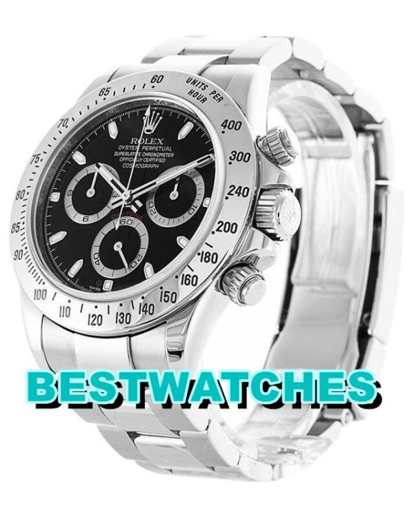 Replica Rolex Daytona Black 116520 – Bild 2