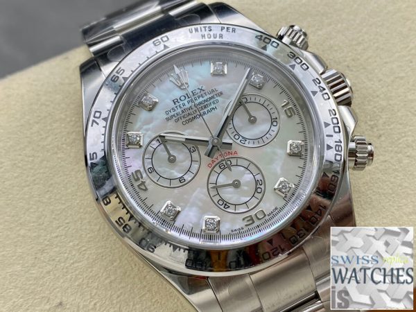 Replica Rolex Cosmograph Daytona M116509-0064 1:1 Best Edition Clean Factory Mother-Of-Pearl Dial – Bild 2