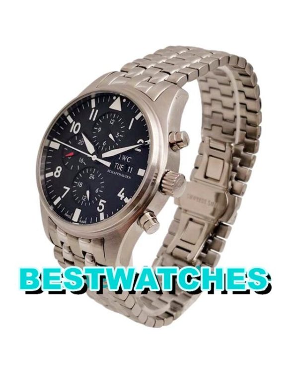 Replica IWC Pilots Spitfire Chronograph IW371704 - 42 MM – Bild 2