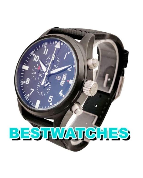 Replica IWC Pilots Spitfire Double Chronograph IW378901 - 45 MM – Bild 2