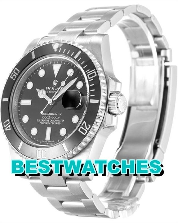 Replica Rolex Submariner Black Dial 116610LN – Bild 2