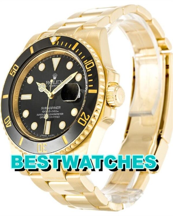 Replica Rolex Submariner Black Dial 116618LN – Bild 2
