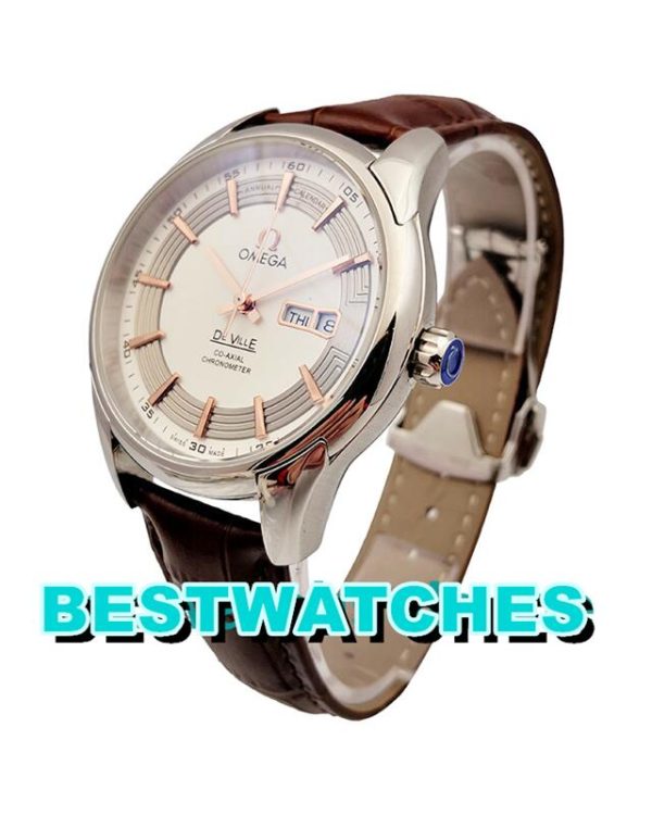 Replica Omega De Ville 431.33.41.22.02.001 - 41 MM(Silver) – Bild 2