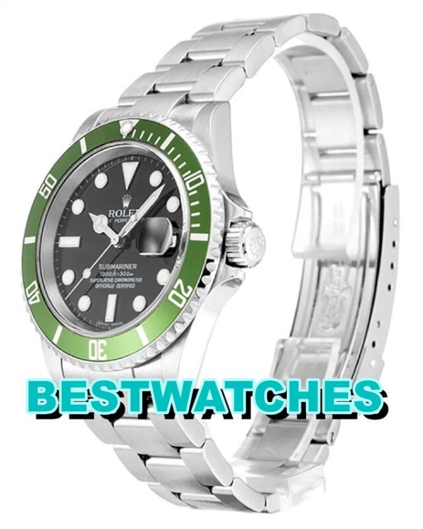 Replica Rolex Submariner Black Dial 16610LV – Bild 2